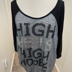 Lane Bryant Top Size 3X runs big.